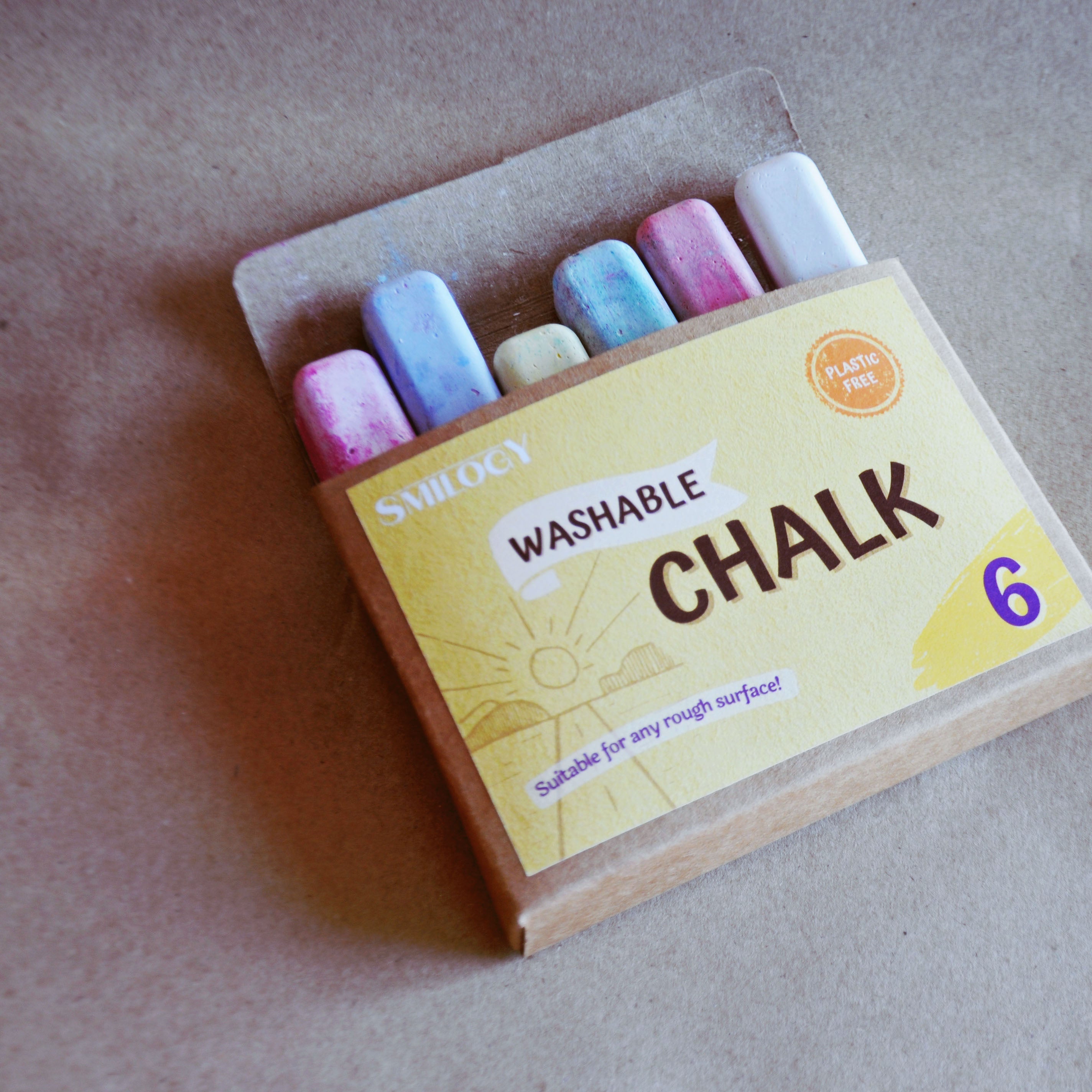 Eco-Friendly and Non-Toxic Washable Chalk Sticks for Artistic Kids –  Smilogy Organic Beeswax Crayons