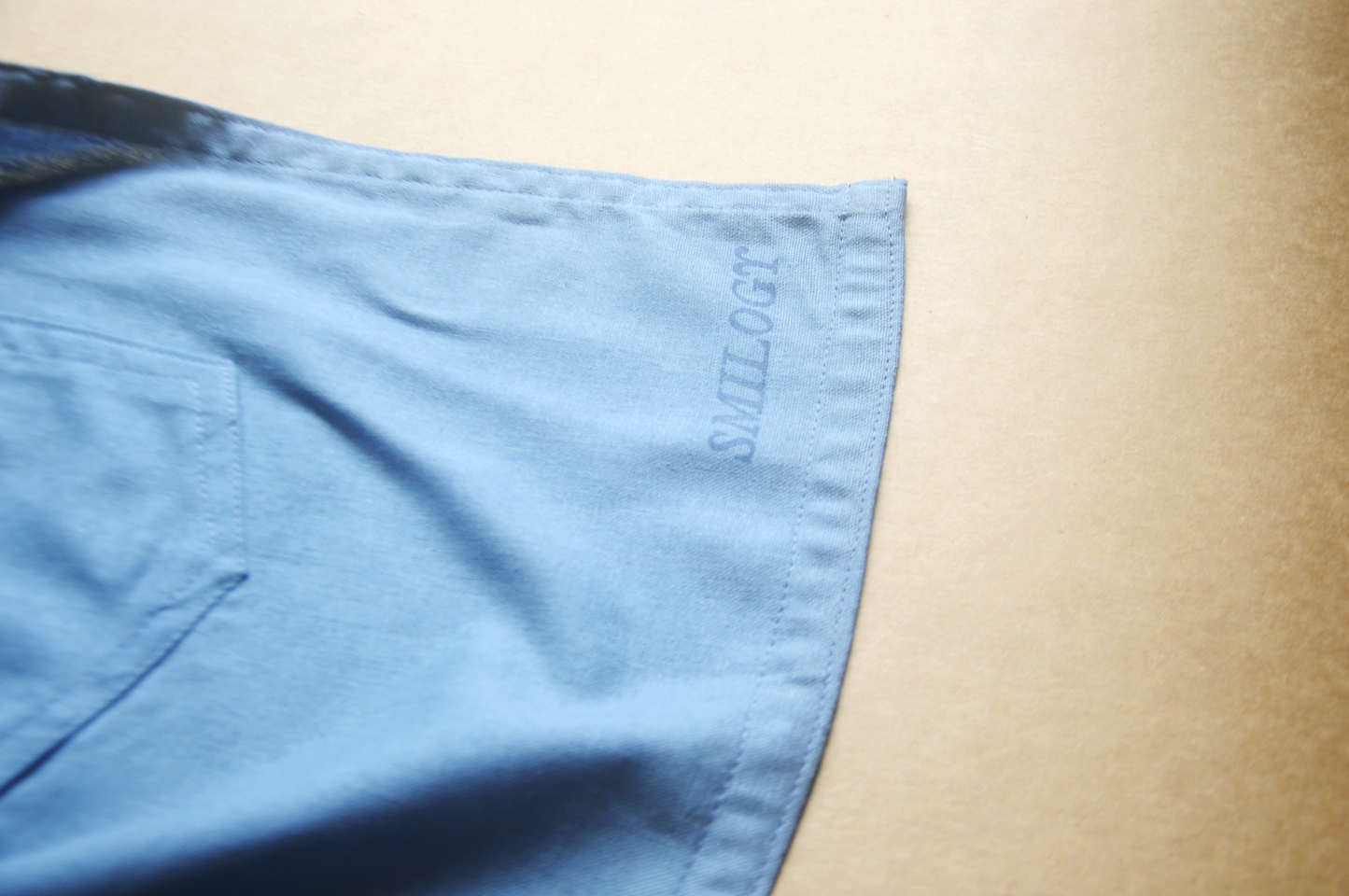 Denim Blue Kids Linen Apron