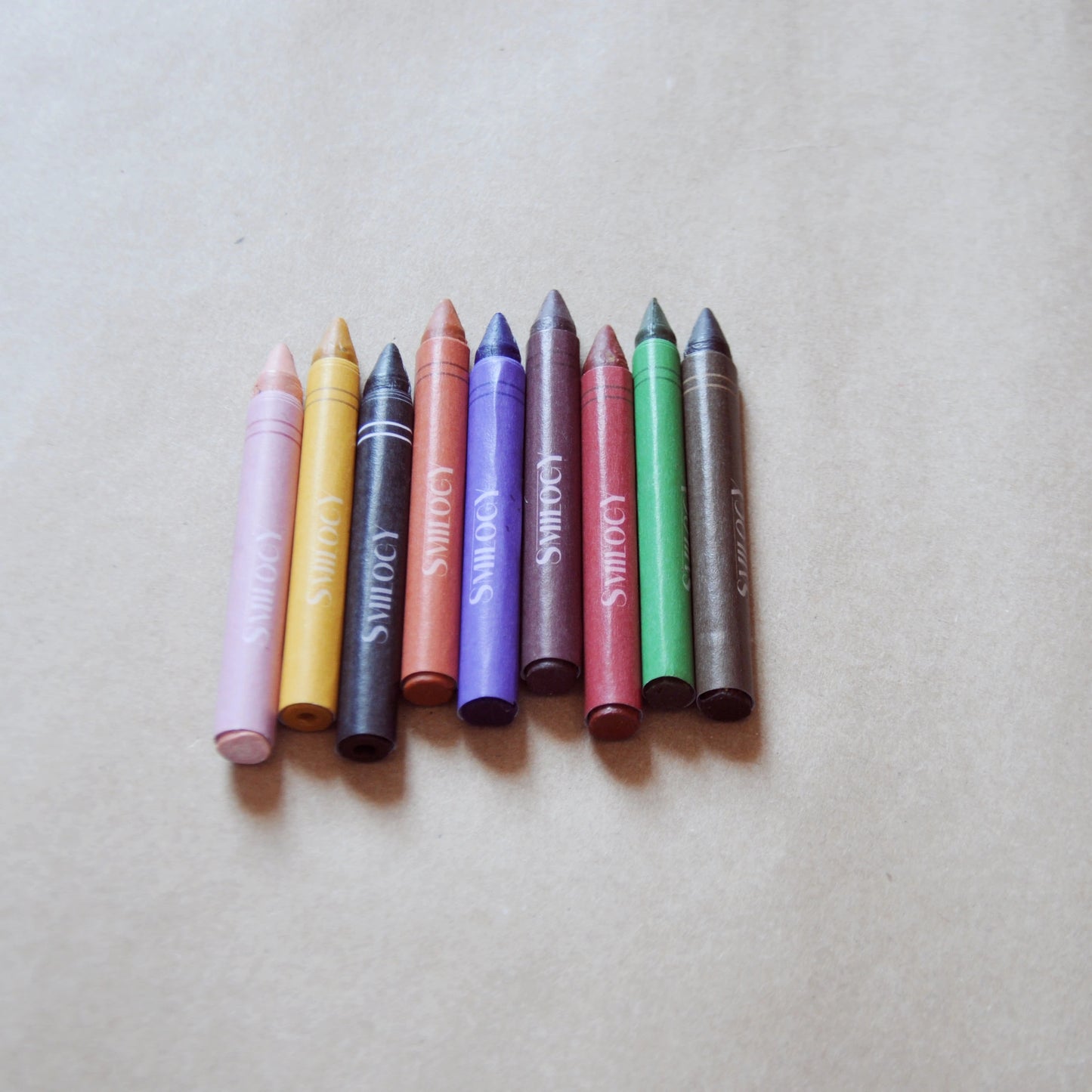 Natural handmade beeswax drawing crayons