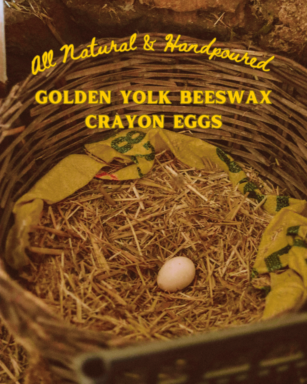 Inspired Colours of Smilogy Beeswax Golden Yolk Half Egg Crayons