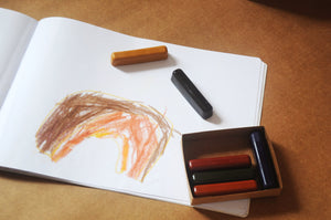 Textured ocean rocks natural beeswax crayons