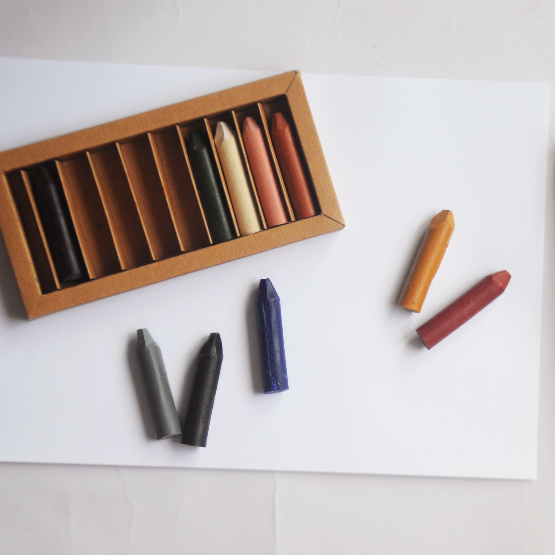 9-Piece Standard Organic Beeswax Crayons