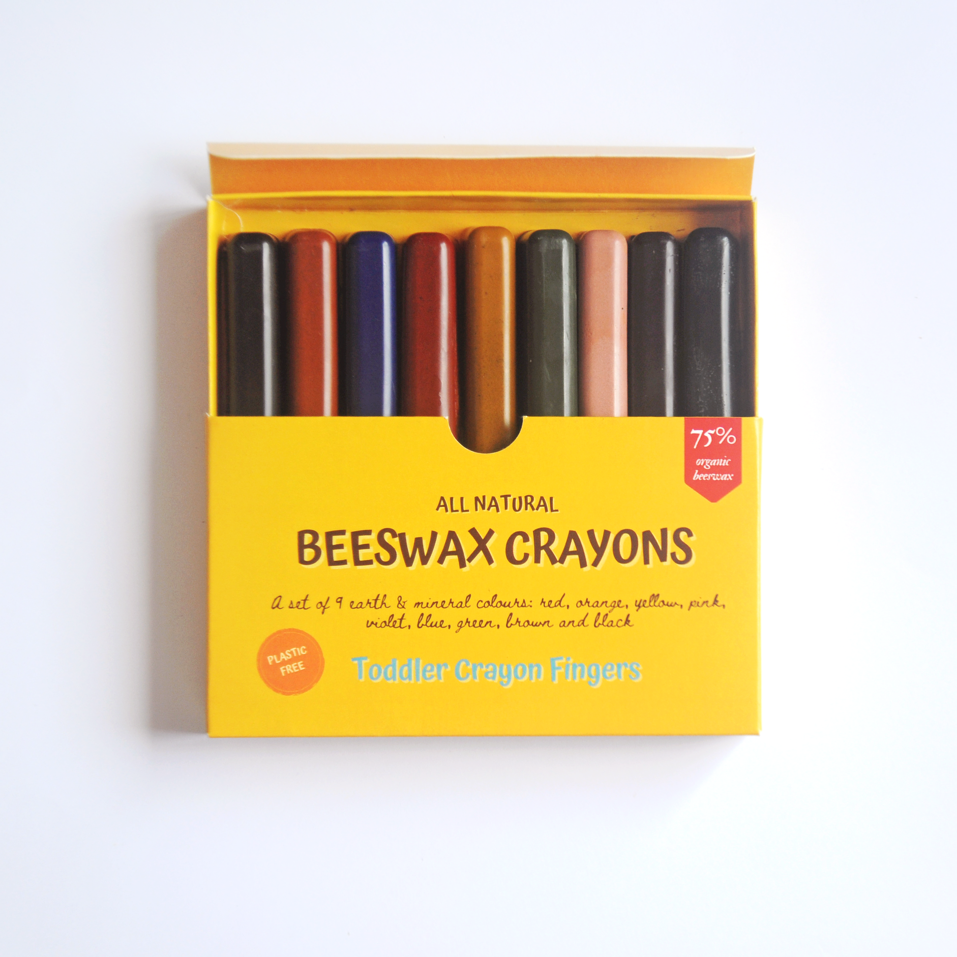 Hieno 100% Pure Beeswax Crayons Non Toxic Handmade – Natural Jumbo Crayons  Safe for Kids and Toddlers - Contains Natural Food Coloring – Crayons for  Toddlers – Shaped for Perfect Grip (Trapezoidal) 