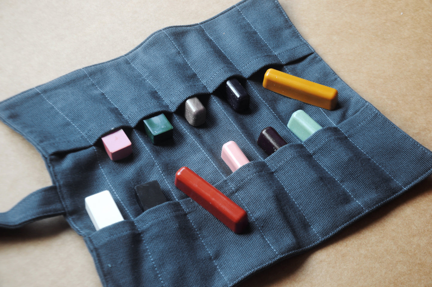 Handloom Cotton Artist Roll – Nocturne Blue