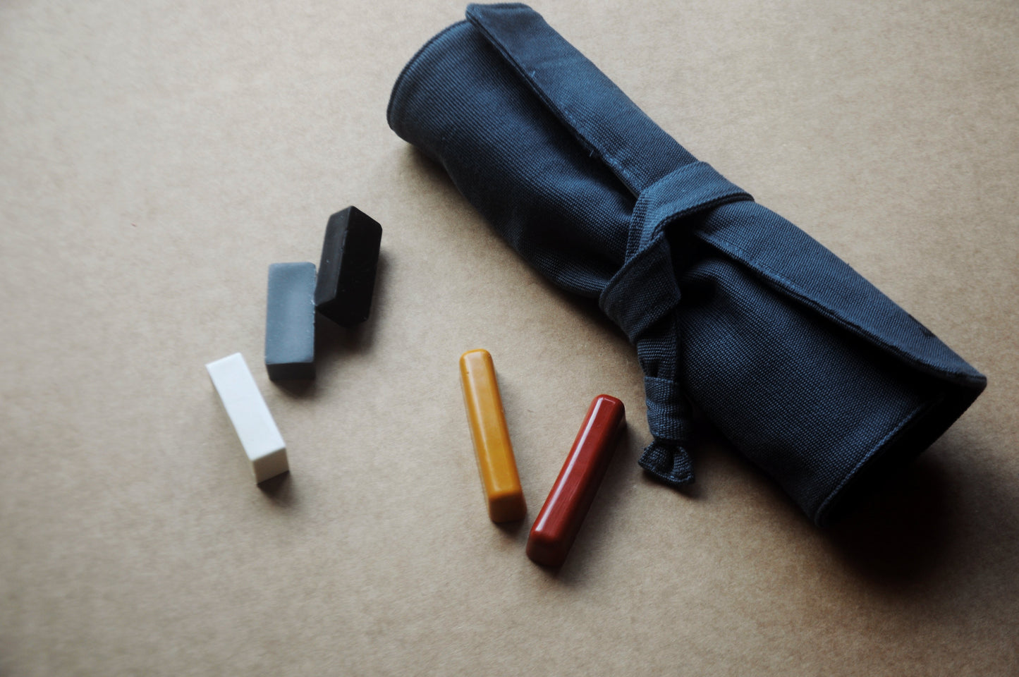 Handloom Cotton Artist Roll – Nocturne Blue