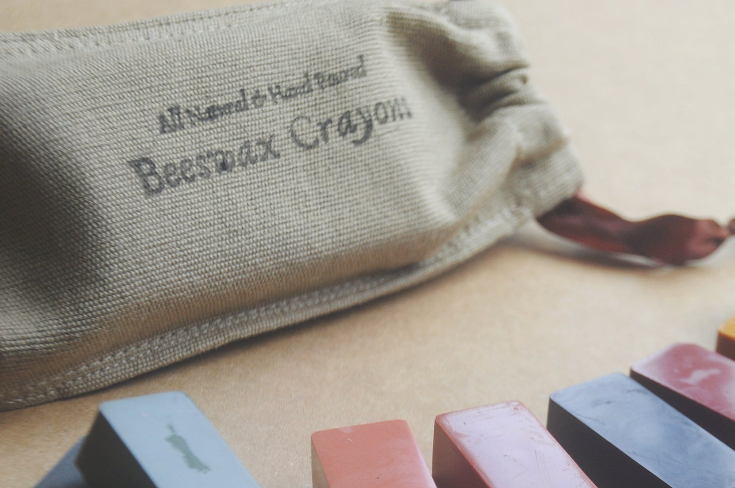 Beeswax Block Rubbing Crayons | Set of 8 Crayons