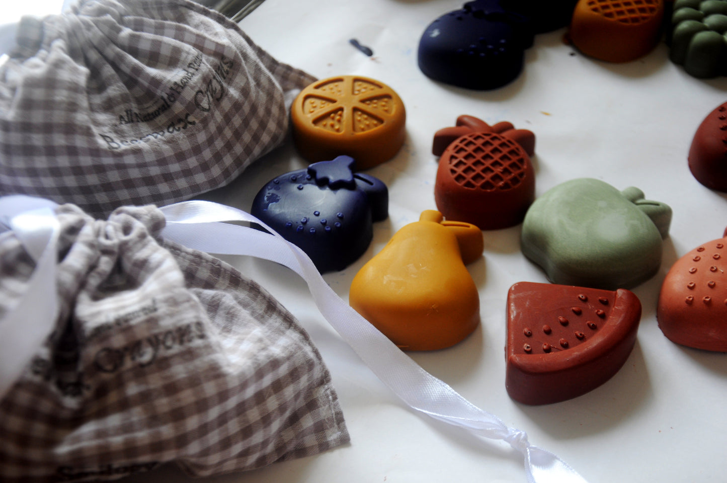 Market Day Mini Sack | All-Natural Beeswax Fruit Crayons