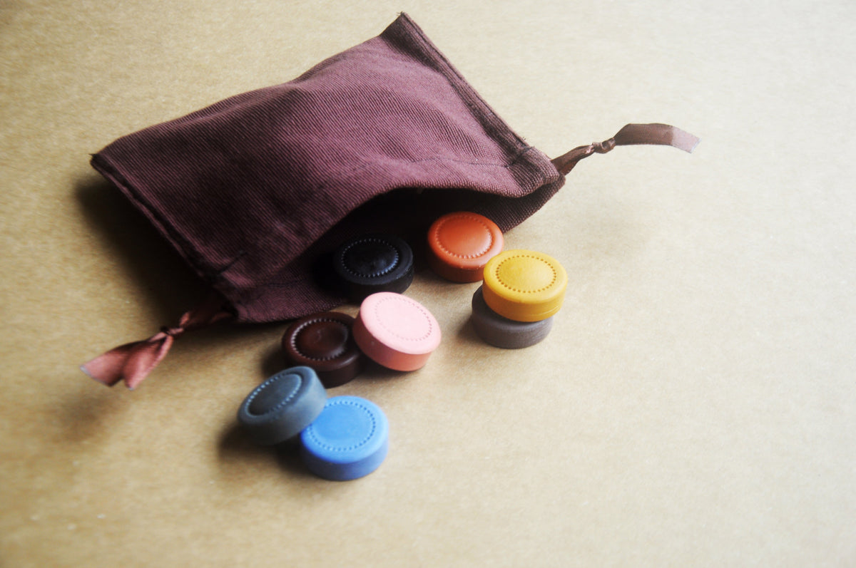 Little Mint Colour Coins | Natural Beeswax Crayons