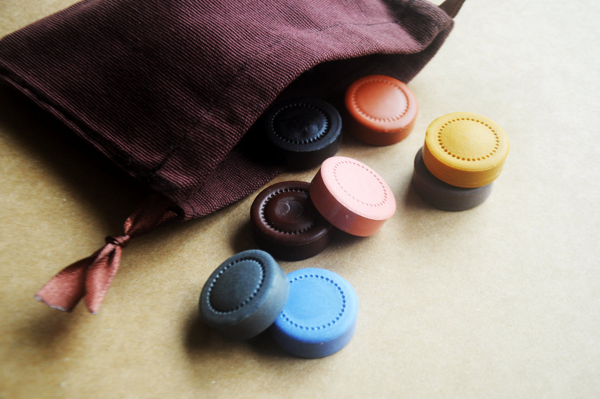 Little Mint Colour Coins | Natural Beeswax Crayons