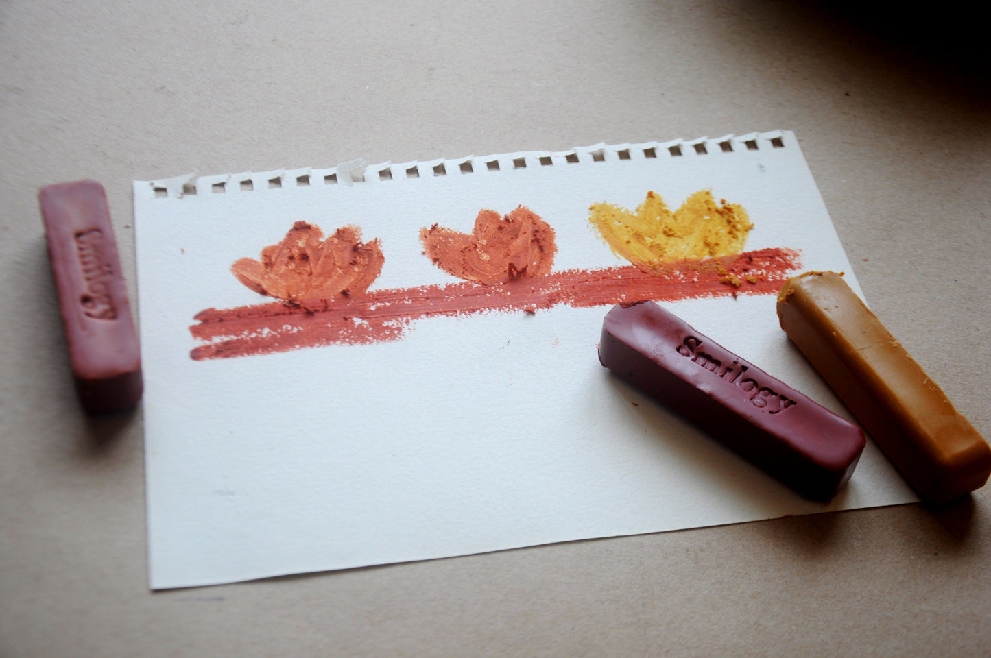 All Natural Beeswax Oil Pastels | Set of 5 Oil Pastels