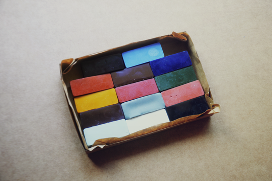 Beeswax Block Rubbing Crayons | Set of 14 Crayons