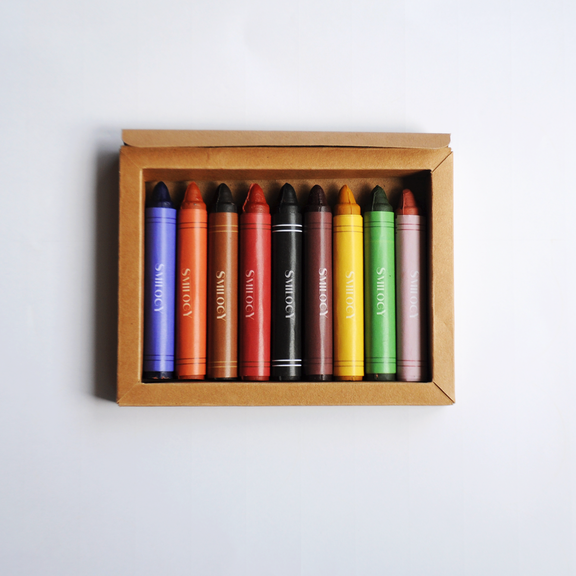 9-Piece Standard Organic Beeswax Crayons