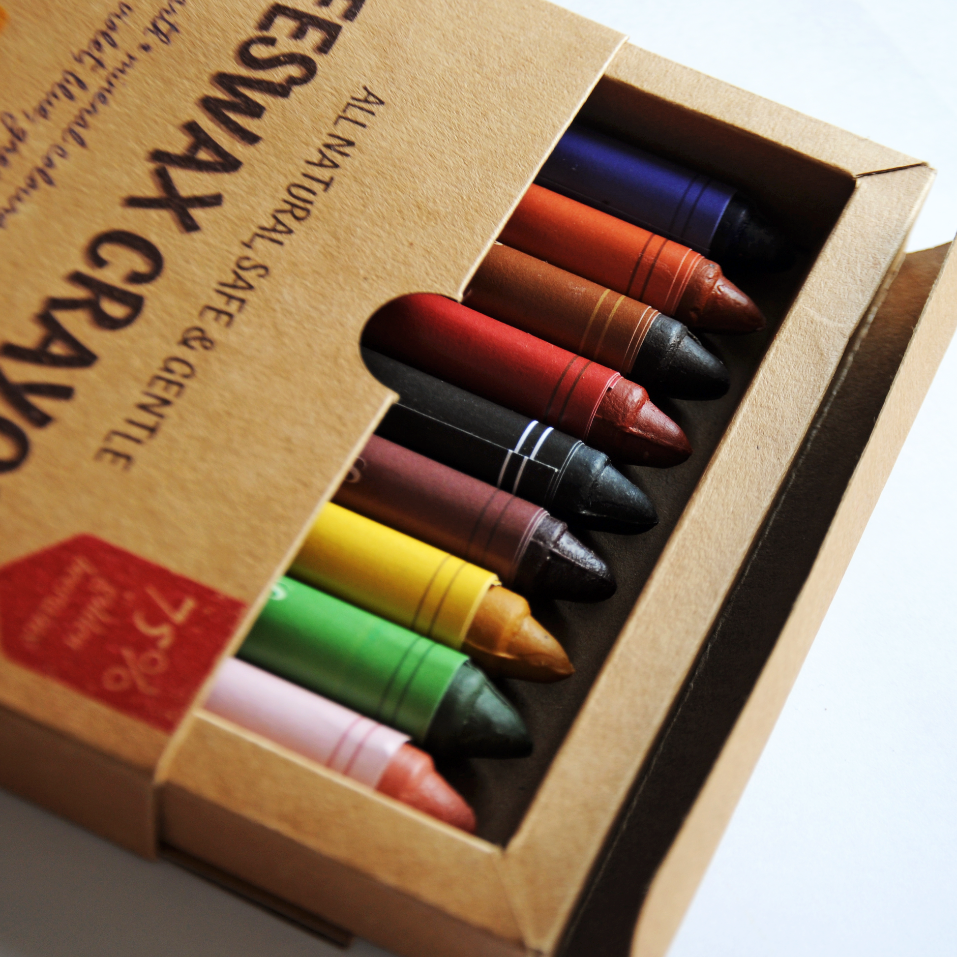 10-Piece Textured Organic Beeswax Ocean Rock Crayons – Smilogy